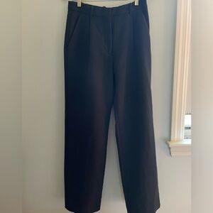 Abercrombie & Fitch Navy Sloane Wide Leg Pants